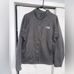 The North Face Men's Gray Jacket Fleece Lined